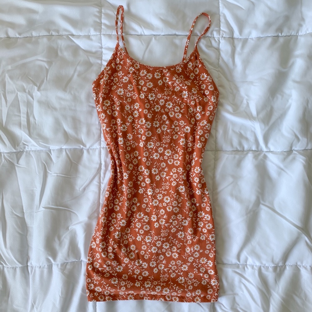 Floral Coral Forever 21 Dress